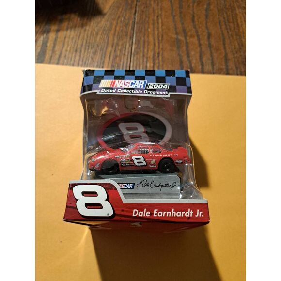 Vintage 2004 Trevco Dale Earnhardt Jr #8 NASCAR Holiday Christmas Tree Ornament - Picture 1 of 6